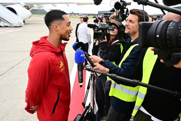 Belgian national football team - 2026 FIFA World Cup, WM, Weltmeisterschaft, Fussball - media activities 08 06 2026 ZAVENTEM, BELGIUM - JUNE 08 : Tielemans Youri midfielder of Belgium pictured at Brussels airport before takeoff towards Seattle ahead of the FIFA World Cup 2026 on June 8, 2026 in Zaventem, Belgium, 08 06 2026 Zaventem Belgium  Copyright: xPeterxDexVoechtx