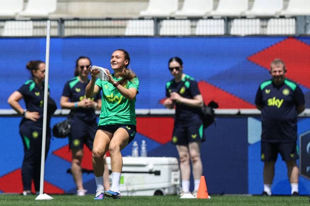 Republic of Ireland WNT Squad Training, Stade des Alpes, Grenoble, France 8 6 2026 Jessica Ziu Jessica Ziu 8 6 2026  Copyright: x INPHO BenxBradyx BB3_7816