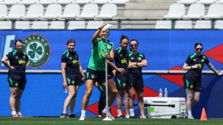 Republic of Ireland WNT Squad Training, Stade des Alpes, Grenoble, France 8 6 2026 Katie McCabe Katie McCabe 8 6 2026  Copyright: x INPHO BenxBradyx BB3_7984