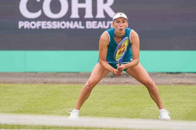 2026-06-08 - Libema Open 2026 ROSMALEN, NETHERLANDS - JUNE 8: Elise Mertens of Belgium during the Libema Open 2026 at the Autotron on June 8, 2026 in Rosmalen, Netherlands Rosmalen Autotron Netherlands Content not available for redistribution in The Netherlands directly or indirectly through any third parties. Copyright: xAndrexWeeningx