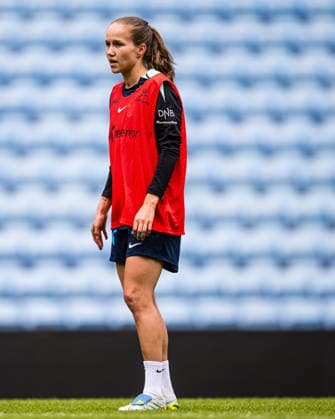 260608 Guro Reiten of the Norwegian women™s national football team during a training session on June 8, 2026 in Oslo. Photo: Marius Simensen BILDBYRAN Cop 238 bbeng dam fifa women s world cup qualifier football fotball fotboll norge norway practice soccer training trening träning