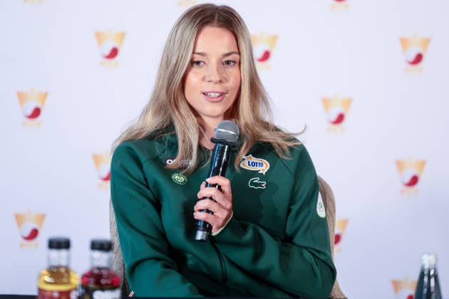 Maja Chwalinska press conference, PK, Pressekonferenz After Roland Garros 2026 Maja Chwalinska during press conference after Roland Garros 2026 in Warsaw, Poland, on June 8, 2026 Warsaw Poland  Copyright: xFotoxOlimpikx originalFilename:jastrzebowski-majachwa260608_npuV5.jpg