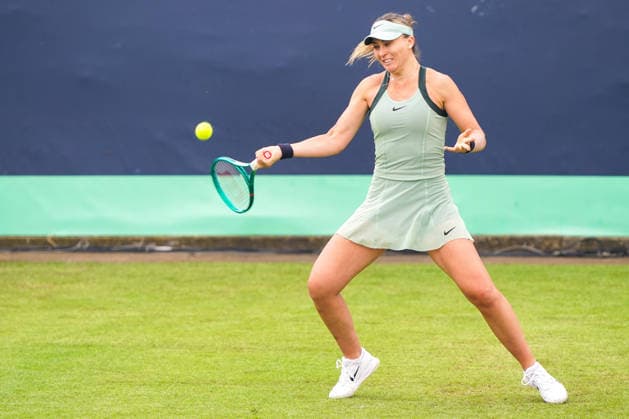 2026-06-08 - Libema Open 2026 ROSMALEN, NETHERLANDS - JUNE 8: Paula Badosa of Spain during the Libema Open 2026 at the Autotron on June 8, 2026 in Rosmalen, Netherlands Rosmalen Autotron Netherlands Content not available for redistribution in The Netherlands directly or indirectly through any third parties. Copyright: xAndrexWeeningx