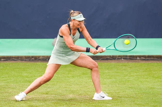 2026-06-08 - Libema Open 2026 ROSMALEN, NETHERLANDS - JUNE 8: Paula Badosa of Spain during the Libema Open 2026 at the Autotron on June 8, 2026 in Rosmalen, Netherlands Rosmalen Autotron Netherlands Content not available for redistribution in The Netherlands directly or indirectly through any third parties. Copyright: xAndrexWeeningx