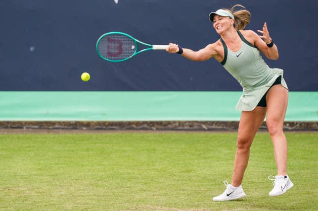 2026-06-08 - Libema Open 2026 ROSMALEN, NETHERLANDS - JUNE 8: Paula Badosa of Spain during the Libema Open 2026 at the Autotron on June 8, 2026 in Rosmalen, Netherlands Rosmalen Autotron Netherlands Content not available for redistribution in The Netherlands directly or indirectly through any third parties. Copyright: xAndrexWeeningx