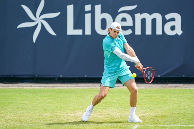 2026-06-08 - Libema Open 2026 ROSMALEN, NETHERLANDS - JUNE 8: Zizou Bergs of Belgium during the Libema Open 2026 at the Autotron on June 8, 2026 in Rosmalen, Netherlands Rosmalen Autotron Netherlands Content not available for redistribution in The Netherlands directly or indirectly through any third parties. Copyright: xAndrexWeeningx