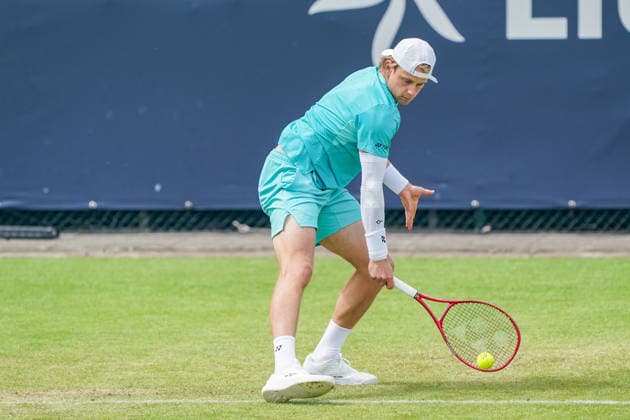 2026-06-08 - Libema Open 2026 ROSMALEN, NETHERLANDS - JUNE 8: Zizou Bergs of Belgium during the Libema Open 2026 at the Autotron on June 8, 2026 in Rosmalen, Netherlands Rosmalen Autotron Netherlands Content not available for redistribution in The Netherlands directly or indirectly through any third parties. Copyright: xAndrexWeeningx