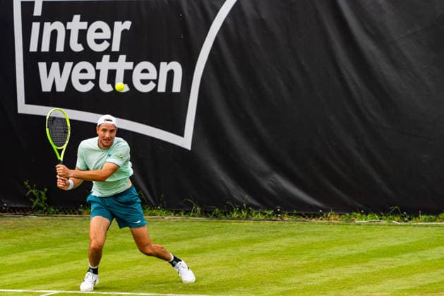Stuttgart, GERMANY - June 07: XXX during the Qualifying Singles Match between XXX vs. XXX at BOSS OPEN 2026, Tennisanlage Weissenhof on June 07, 2026 in Stuttgart, Germany. Baden-Württemberg Germany Copyright: xTimoxSteinx