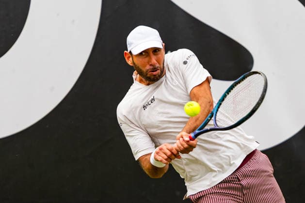 Stuttgart, GERMANY - June 08: Santiago Gonzalez (MEX) during the Doubles Match between Yannik Hanfmann (GER) and Jan-Lennard Struff (GER) vs. Sadio Doumbia (FRA) and Santiago Gonzalez (MEX) at BOSS OPEN 2026, Tennisanlage Weissenhof on June 08, 2026 in Stuttgart, Germany. Baden-Württemberg Germany Copyright: xTimoxSteinx
