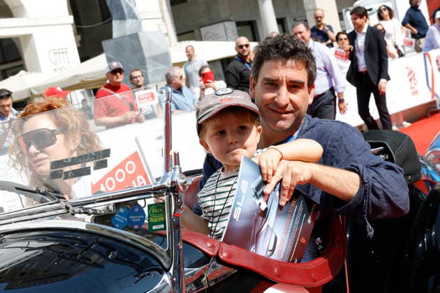 1000 Miglia Juan Tonconogy participates in the 1000 Miglia Historical Race in Brescia, Italy, on June 8, 2026. Brescia Italy Italy  Copyright: xRichardxMorganox originalFilename:morgano-1000migl260608_npEDt.jpg
