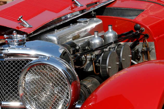 1000 Miglia A detail of a vintage car during the 1000 Miglia Historical Race on June 8, 2026, in Brescia, Italy. Brescia Italy Italy  Copyright: xRichardxMorganox originalFilename:morgano-1000migl260608_npQJi.jpg