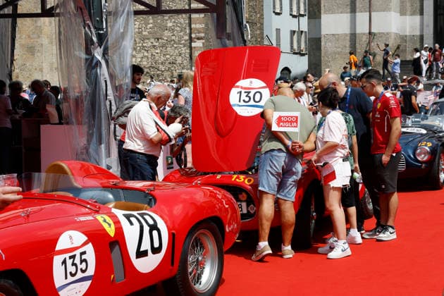 1000 Miglia Atmosphere during the 1000 Miglia Historical Race in Brescia, Italy, on June 8, 2026. Brescia Italy Italy  Copyright: xRichardxMorganox originalFilename:morgano-1000migl260608_npRBc.jpg