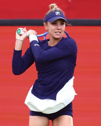 2026 HSBC Tennis Championships, Queens Club, London, UK - 08 06 2026 Jaqueline Cristian (ROU) in action during her first round match agianst Qinwin Zheng (CHN) in the HSBC 2026 Championships at Queens Club in London London Queens Club London GBR Copyright: xMarkxGreenwoodx