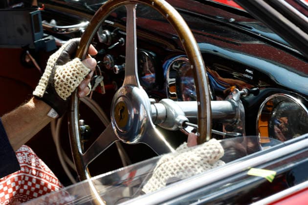 1000 Miglia A detail of a vintage car during the 1000 Miglia Historical Race on June 8, 2026, in Brescia, Italy. Brescia Italy Italy  Copyright: xRichardxMorganox originalFilename:morgano-1000migl260608_npfkh.jpg