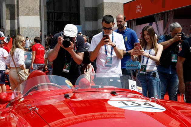 1000 Miglia Atmosphere during the 1000 Miglia Historical Race in Brescia, Italy, on June 8, 2026. Brescia Italy Italy  Copyright: xRichardxMorganox originalFilename:morgano-1000migl260608_npZbG.jpg