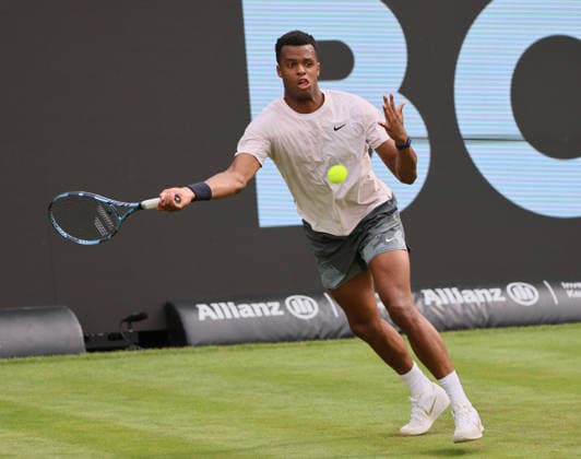 08.06.2026, Boss Open 2026, ATP, Tennis Herren Tour 250 Stuttgart, TTC Weissenhof, Tennis, im Bild: Giovanni Mpetshi Perricard (FRA)