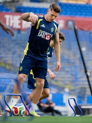 260608 Viktor Gyökeres of the Swedish national football team at a training session during day -3 of the FIFA World Cup, WM, Weltmeisterschaft, Fussball 2026 on June 8, 2026 in Dallas. Photo: Petter Arvidson BILDBYRAN kod PA PA1223 fotboll football soccer fotball vm fotbolls-vm fotball-vm fotbolls-vm 2026 fifa world cup 2026 träning practice training sverige sweden sverige a day -3 bbeng