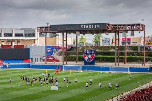 260608 Players of the Swedish national football team at a training session during day -3 of the FIFA World Cup, WM, Weltmeisterschaft, Fussball 2026 on June 8, 2026 in Dallas. Photo: Petter Arvidson BILDBYRAN kod PA PA1223 fotboll football soccer fotball vm fotbolls-vm fotball-vm fotbolls-vm 2026 fifa world cup 2026 träning practice training sverige sweden sverige a day -3 bbeng