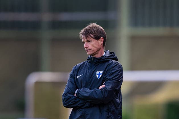 260608 Head coach Mika Lehkosuo of Finland during the under-21 International Friendly, Länderspiel, Nationalmannschaft football match between Norway and Finland on June 8, 2026 in Moss. Photo: Marius Simensen BILDBYRAN COP 238 bbeng finland football fotball fotboll international friendly norge norway privatlandskamp soccer träningslandskamp U21, U 21 under 21