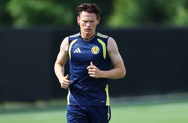 Scott McTominay of Scotland Scotland Training Session and press conference, PK, Pressekonferenz 2026 FIFA World Cup, WM, Weltmeisterschaft, Fussball Football, Atrium Health Performance Park, Charlotte, USA - 08 Jun 2026Charlotte Atrium Health Performance Park United States of America EDITORIAL USE ONLY No use with unauthorised audio, video, data, fixture lists, club league logos or live services. Online in-match use limited to 120 images, no video emulation. No use in betting, games or single club league player publications.  Copyright: xMichaelxZemanek Shutterstockx 16917216dv