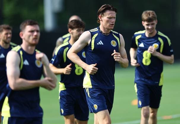Scott McTominay of Scotland Scotland Training Session and press conference, PK, Pressekonferenz 2026 FIFA World Cup, WM, Weltmeisterschaft, Fussball Football, Atrium Health Performance Park, Charlotte, USA - 08 Jun 2026Charlotte Atrium Health Performance Park United States of America EDITORIAL USE ONLY No use with unauthorised audio, video, data, fixture lists, club league logos or live services. Online in-match use limited to 120 images, no video emulation. No use in betting, games or single club league player publications.  Copyright: xMichaelxZemanek Shutterstockx 16917216dx