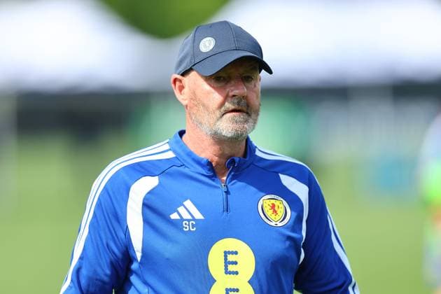 Steve Clarke head coach of Scotland Scotland Training Session and press conference, PK, Pressekonferenz 2026 FIFA World Cup, WM, Weltmeisterschaft, Fussball Football, Atrium Health Performance Park, Charlotte, USA - 08 Jun 2026Charlotte Atrium Health Performance Park United States of America EDITORIAL USE ONLY No use with unauthorised audio, video, data, fixture lists, club league logos or live services. Online in-match use limited to 120 images, no video emulation. No use in betting, games or single club league player publications.  Copyright: xMichaelxZemanek Shutterstockx 16917216dy