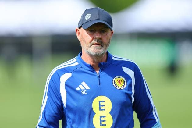 Steve Clarke head coach of Scotland Scotland Training Session and press conference, PK, Pressekonferenz 2026 FIFA World Cup, WM, Weltmeisterschaft, Fussball Football, Atrium Health Performance Park, Charlotte, USA - 08 Jun 2026Charlotte Atrium Health Performance Park United States of America EDITORIAL USE ONLY No use with unauthorised audio, video, data, fixture lists, club league logos or live services. Online in-match use limited to 120 images, no video emulation. No use in betting, games or single club league player publications.  Copyright: xMichaelxZemanek Shutterstockx 16917216dz