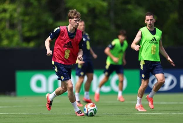 Tyler Fletcher of Scotland Scotland Training Session and press conference, PK, Pressekonferenz 2026 FIFA World Cup, WM, Weltmeisterschaft, Fussball Football, Atrium Health Performance Park, Charlotte, USA - 08 Jun 2026Charlotte Atrium Health Performance Park United States of America EDITORIAL USE ONLY No use with unauthorised audio, video, data, fixture lists, club league logos or live services. Online in-match use limited to 120 images, no video emulation. No use in betting, games or single club league player publications.  Copyright: xMichaelxZemanek Shutterstockx 16917216ep
