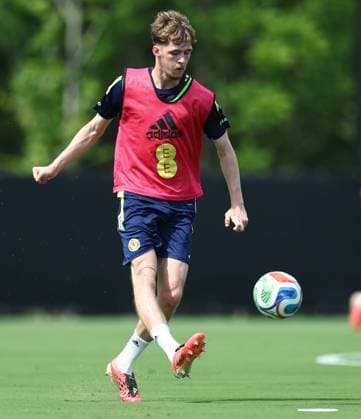 Tyler Fletcher of Scotland Scotland Training Session and press conference, PK, Pressekonferenz 2026 FIFA World Cup, WM, Weltmeisterschaft, Fussball Football, Atrium Health Performance Park, Charlotte, USA - 08 Jun 2026Charlotte Atrium Health Performance Park United States of America EDITORIAL USE ONLY No use with unauthorised audio, video, data, fixture lists, club league logos or live services. Online in-match use limited to 120 images, no video emulation. No use in betting, games or single club league player publications.  Copyright: xMichaelxZemanek Shutterstockx 16917216ew