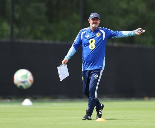Steve Clarke head coach of Scotland Scotland Training Session and press conference, PK, Pressekonferenz 2026 FIFA World Cup, WM, Weltmeisterschaft, Fussball Football, Atrium Health Performance Park, Charlotte, USA - 08 Jun 2026Charlotte Atrium Health Performance Park United States of America EDITORIAL USE ONLY No use with unauthorised audio, video, data, fixture lists, club league logos or live services. Online in-match use limited to 120 images, no video emulation. No use in betting, games or single club league player publications.  Copyright: xMichaelxZemanek Shutterstockx 16917216gh