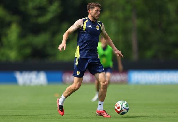 Ryan Christie of Scotland Scotland Training Session and press conference, PK, Pressekonferenz 2026 FIFA World Cup, WM, Weltmeisterschaft, Fussball Football, Atrium Health Performance Park, Charlotte, USA - 08 Jun 2026Charlotte Atrium Health Performance Park United States of America EDITORIAL USE ONLY No use with unauthorised audio, video, data, fixture lists, club league logos or live services. Online in-match use limited to 120 images, no video emulation. No use in betting, games or single club league player publications.  Copyright: xMichaelxZemanek Shutterstockx 16917216gf