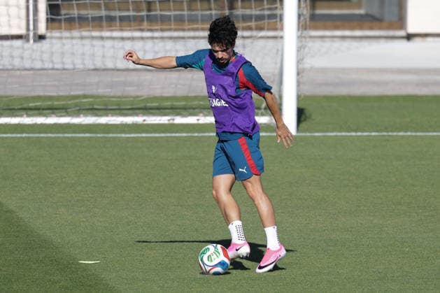 Training of the Portuguese national football team in the football city of Oeiras - Portugal, June 8, 2026, in Alges, Portugal. Vitinha (Portugal ,23)