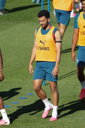 Training of the Portuguese national football team in the football city of Oeiras - Portugal, June 8, 2026, in Alges, Portugal. Goncalo Ramos (Portugal ,9)