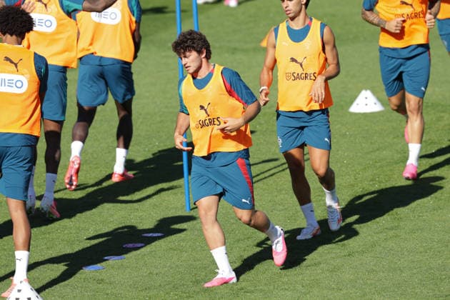 Training of the Portuguese national football team in the football city of Oeiras - Portugal, June 8, 2026, in Alges, Portugal. Ruben Neves (Portugal ,21)