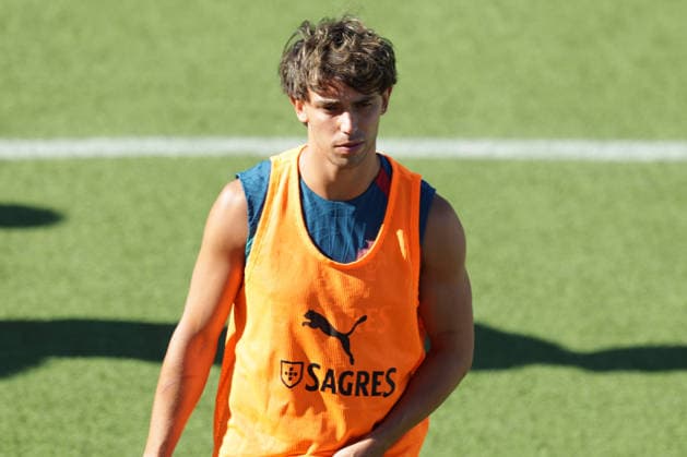 Training of the Portuguese national football team in the football city of Oeiras - Portugal, June 8, 2026, in Alges, Portugal. Joao Felix (Portugal ,11)