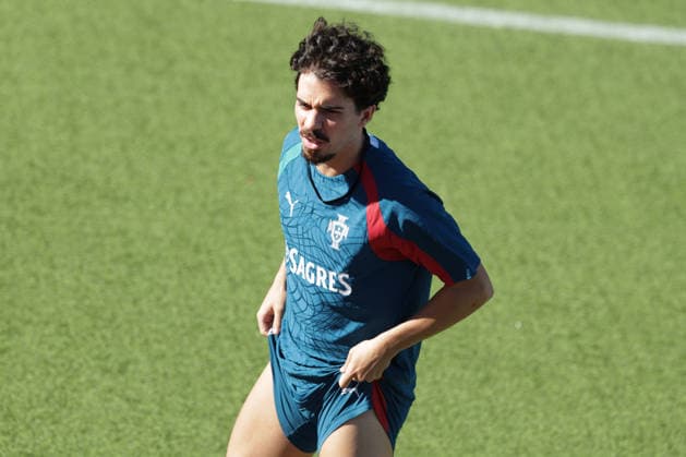 Training of the Portuguese national football team in the football city of Oeiras - Portugal, June 8, 2026, in Alges, Portugal. Vitinha (Portugal ,23)