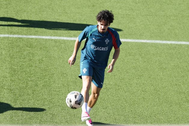 Training of the Portuguese national football team in the football city of Oeiras - Portugal, June 8, 2026, in Alges, Portugal. Vitinha (Portugal ,23)
