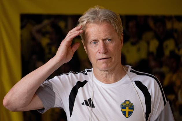 260608 Team manager Stefan Pettersson of the Swedish men s national football team after a training session during day -4 of the FIFA World Cup, WM, Weltmeisterschaft, Fussball 2026 on June 8, 2026 in Dallas. Photo: Petter Arvidson BILDBYRAN kod PA PA1224 fotboll football soccer fotball vm fotbolls-vm fotball-vm fotbolls-vm 2026 fifa world cup 2026 mixed zone sverige sweden sverige a day -3 bbeng