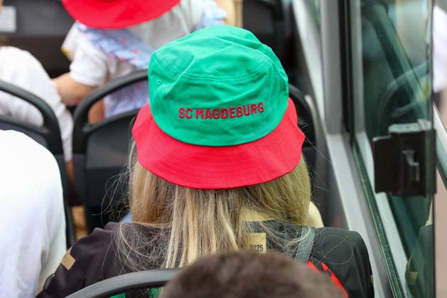 08.06.2026 ,xgox, Handball - Daikin HBL, Empfang und Feier am Rathaus mit dem SC Magdeburg emspor, v.l. Fans, Zuschauer, Publikum Magdeburg