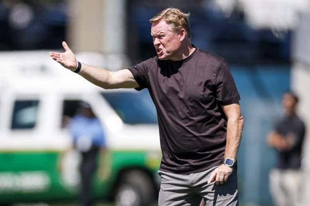NEW YORK - Netherlands coach Ronald Koeman during the friendly match between the Netherlands and Uzbekistan at Icahn Stadium on June 8, 2026, in New York, United States. The Dutch national team, Nationalteam is preparing for the World Cup. ROBIN VAN LONKHUIJSEN ANP International Friendly, Länderspiel, Nationalmannschaft 2026 xVIxANPxSportx xxANPxIVx 560512211 originalFilename: 560512211.jpg