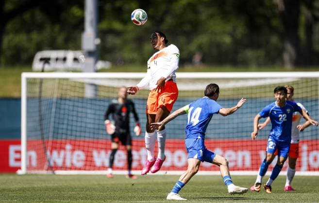 NEW YORK - Virgil van Dijk of the Netherlands during the friendly match between the Netherlands and Uzbekistan at Icahn Stadium on June 8, 2026, in New York, United States. The Dutch national team, Nationalteam is preparing for the World Cup. ROBIN VAN LONKHUIJSEN ANP International Friendly, Länderspiel, Nationalmannschaft 2026 xVIxANPxSportx xxANPxIVx 560512375 originalFilename: 560512375.jpg