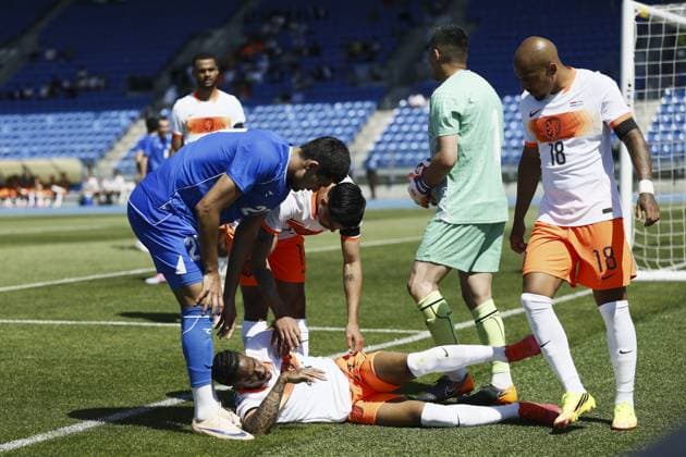 NEW YORK - Crysencio Summerville of the Netherlands during the friendly match between the Netherlands and Uzbekistan at Icahn Stadium on June 8, 2026, in New York, United States. The Dutch national team, Nationalteam is preparing for the World Cup. KOEN VAN WEEL ANP International Friendly, Länderspiel, Nationalmannschaft 2026 xVIxANPxSportx xxANPxIVx 560512605 originalFilename: 560512605.jpg