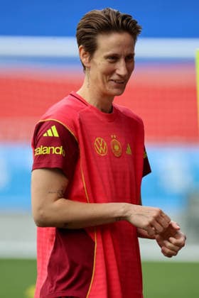 Ljubljana, Slowenien: 08.06. 2026 - Abschlusstraining des DFB Frauenteam vor dem WM-Qualifikationsspiel gegen Slowenien Im Bild: Torhüterin Ann-Katrin Berger (Deutschland)