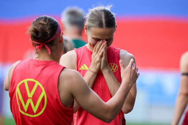 Ljubljana, Slowenien: 08.06. 2026 - Abschlusstraining des DFB Frauenteam vor dem WM-Qualifikationsspiel gegen Slowenien Im Bild: Klara Bühl Buehl (Deutschland)
