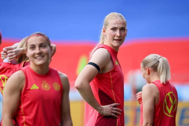 Ljubljana, Slowenien: 08.06. 2026 - Abschlusstraining des DFB Frauenteam vor dem WM-Qualifikationsspiel gegen Slowenien Im Bild: Camilla Küver Kuever (Deutschland)
