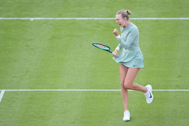 HSBC Championships - Day One Katie Boulter of Great Britain competes during her Round of 32 match at The HSBC Championships 2026 Women s tennis tournament at The Queen s Club in London, England, on June 8, 2026. London United Kingdom  Copyright: xOwenxHammondx originalFilename:hammond-thehsbcc260608_npMT8.jpg
