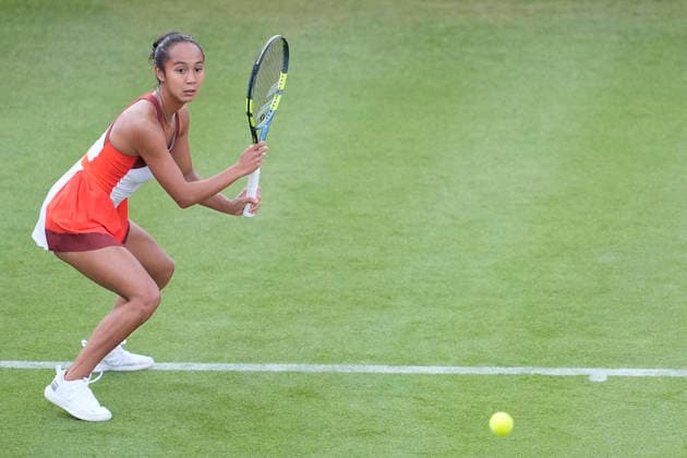 HSBC Championships - Day One Leylah Fernandez of Canada in action during her Round of 32 match at The HSBC Championships 2026 Women s tennis tournament at The Queen s Club in London, England, on June 8, 2026. London United Kingdom  Copyright: xOwenxHammondx originalFilename:hammond-thehsbcc260608_npBia.jpg