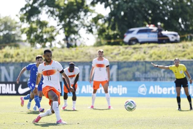 NEW YORK - Cody Gakpo of the Netherlands scores the 2-1 during the friendly international match, Länderspiel, Nationalmannschaft between the Netherlands and Uzbekistan at Icahn Stadium on June 8, 2026, in New York, United States. MAURICE VAN STEEN ANP International Friendly, Länderspiel, Nationalmannschaft 2026 xVIxANPxSportx xMauricexvanxSteenxIVx 560518974 originalFilename: 560518974.jpg