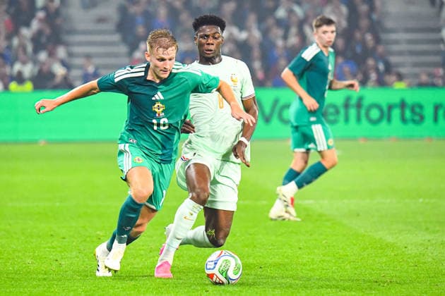 FOOTBALL : France vs Irlande du Nord - Match Amical - 08 06 2026 Aurelien Tchouameni (France) LilleFrance  Copyright: xLaptistex
