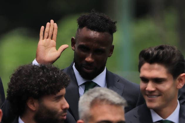 June 8, 2026, Mexico City, Ciudad de Mexico, Mexico: Julian QuioÂ±ones of Mexican national soccer team during the flag-raising ceremony at the High-Performance Center (CAR) before the 2026 FIFA World Cup, WM, Weltmeisterschaft, Fussball Group A match between Mexico and South Africa. on June 8, 2026 in Mexico City, Mexico. Flag-Raising Ceremony For Mexican National Soccer Team  - ZUMAe321 20260608_zsa_e321_021 Copyright: xCarlosxSantiagox